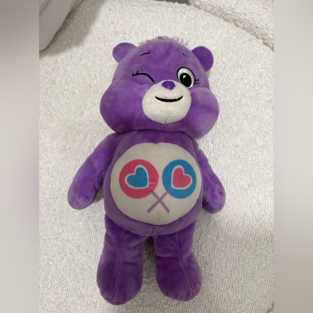 Care Bears Purple Plush with‎ Heart Belly